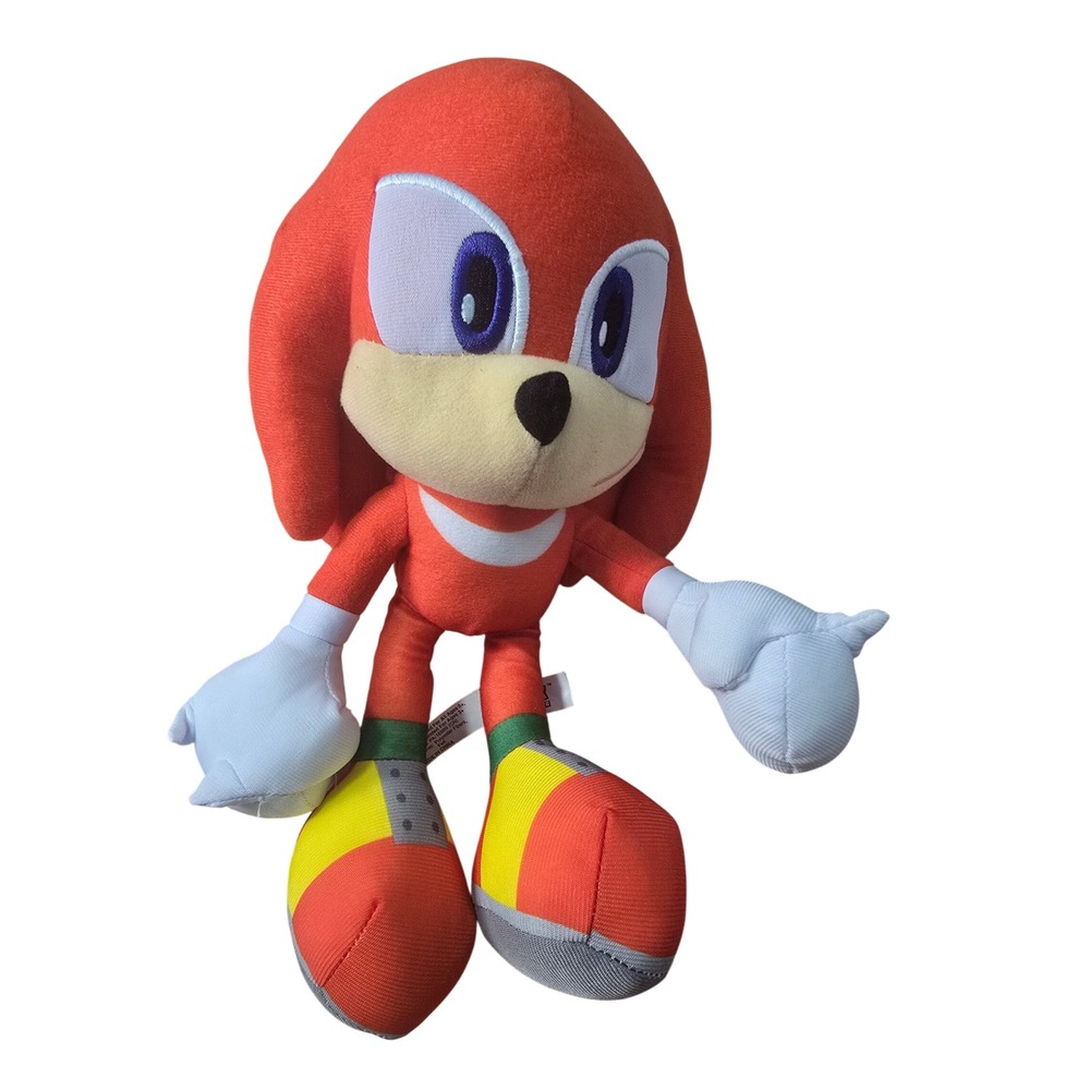 Sonic the Hedgehog Knuckles‎ the Echidna Plush Stuffed Toy Red 2022 Sega 10158